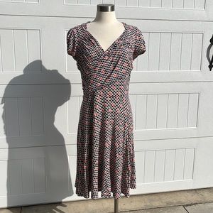 Leota Flying Birds Criss Cross Dress
